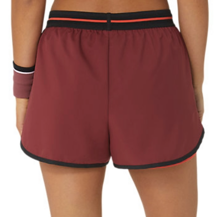Asics Match Womens Tennis Short - Antique Red