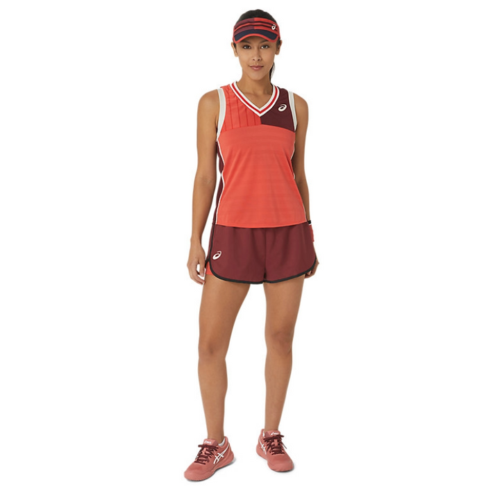 Asics Match Womens Tennis Short - Antique Red