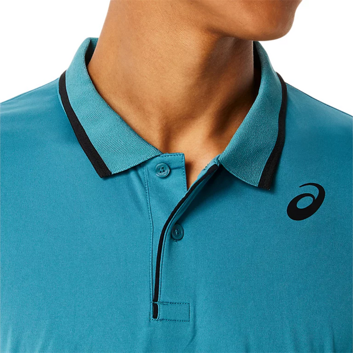 Asics Men Tennis Polo Shirt - Misty Pine