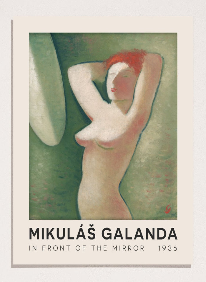 Mikuláš Galanda - In Front of the Mirror Art Print