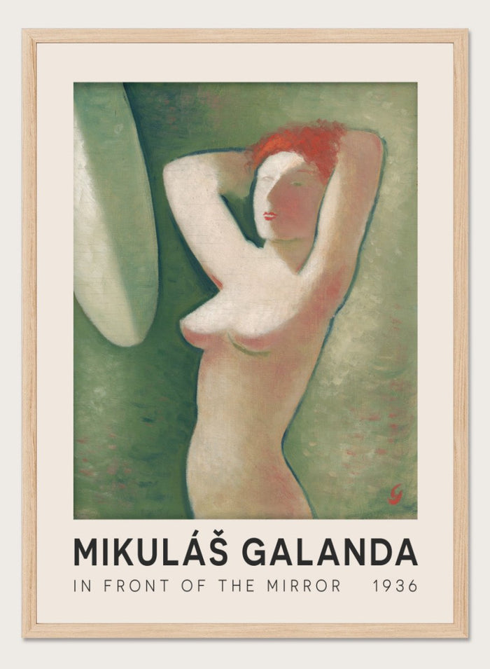 Mikuláš Galanda - In Front of the Mirror Art Print