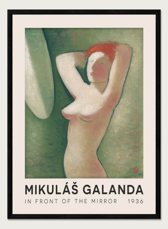 Mikuláš Galanda - In Front of the Mirror Art Print