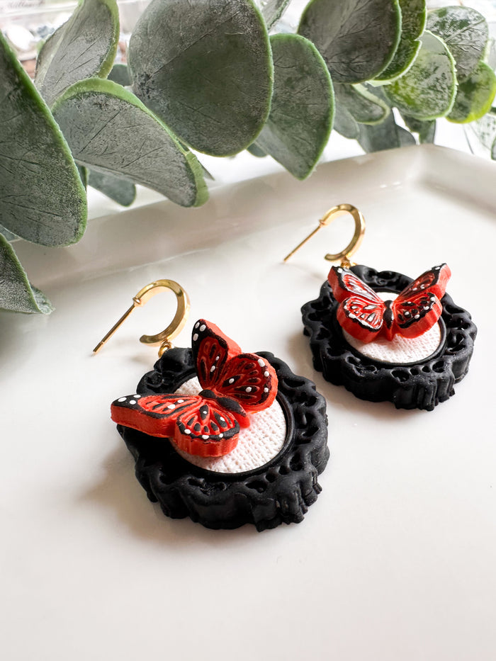 Monarch Frame Earrings