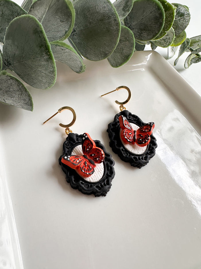 Monarch Frame Earrings