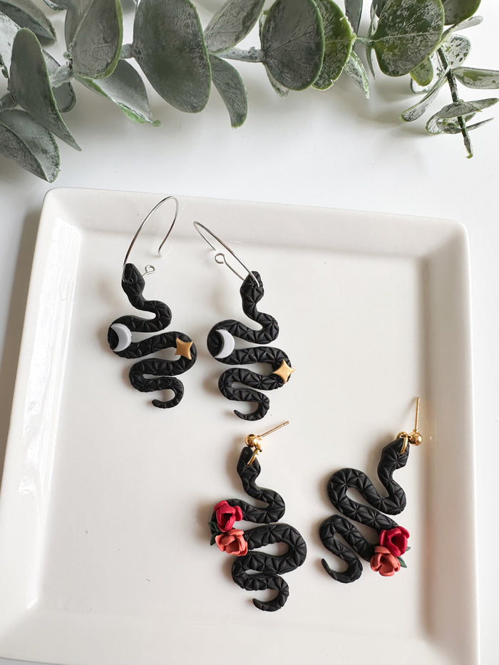 Moody Snake Earrings