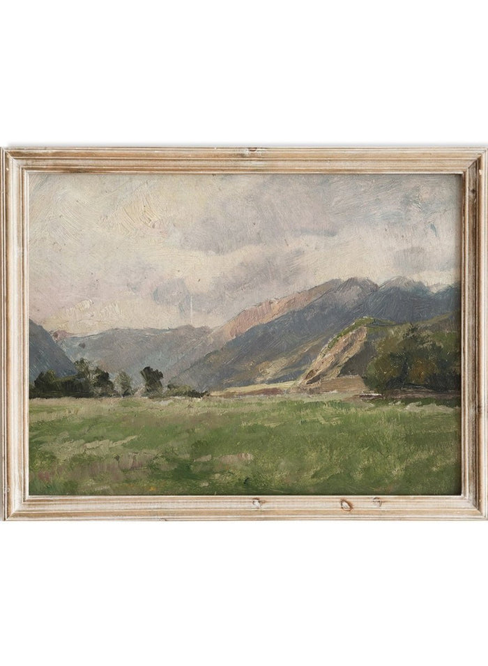 "Mountain Meadow" Art Print_Sugar & Canvas_Lajos Csordak