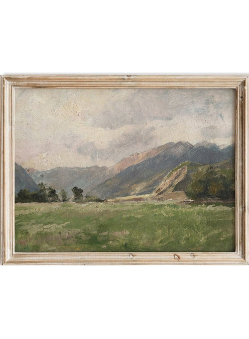 "Mountain Meadow" Art Print_Sugar & Canvas_Lajos Csordak