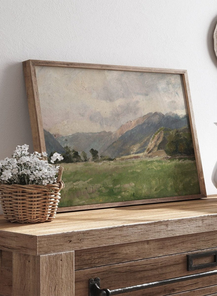 "Mountain Meadow" Art Print_Sugar & Canvas_Lajos Csordak