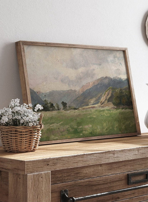 "Mountain Meadow" Art Print_Sugar & Canvas_Lajos Csordak