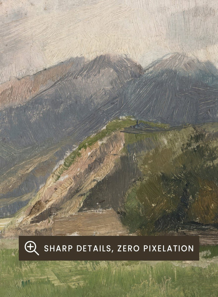 "Mountain Meadow" Art Print_Sugar & Canvas_Lajos Csordak