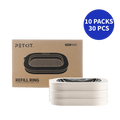 Refill ring bundle, 10 packs (30 pieces), suitable for multi-cat households.
