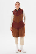 MUNI MUNI - Long Waistcoat - brown