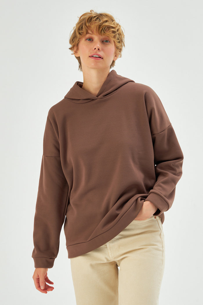 MUNI MUNI - Oversize Hoodie - brown