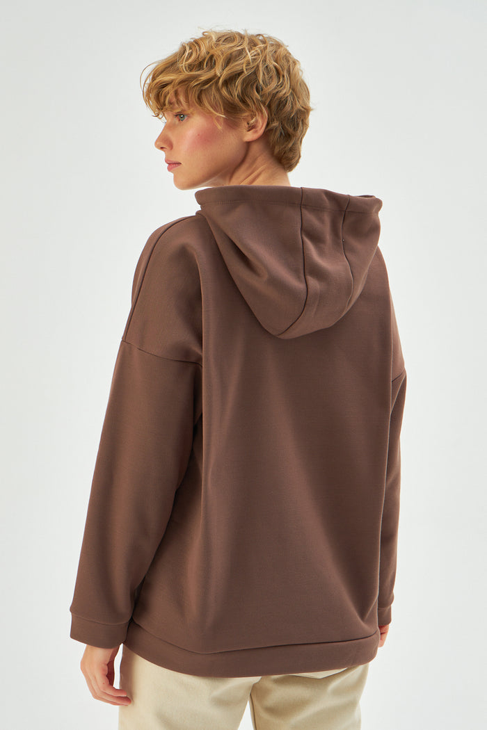 MUNI MUNI - Oversize Hoodie - brown