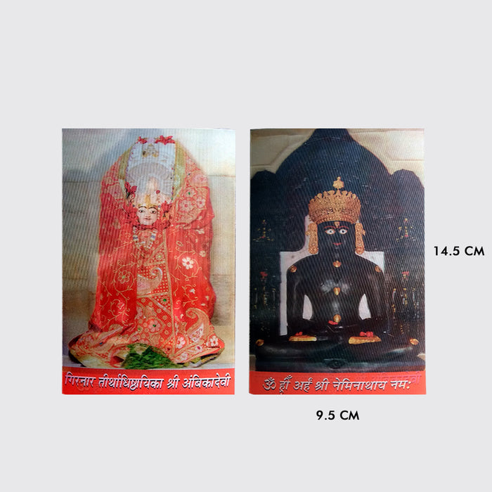 Neminath Dada & Ambika Devi Photo (3D)