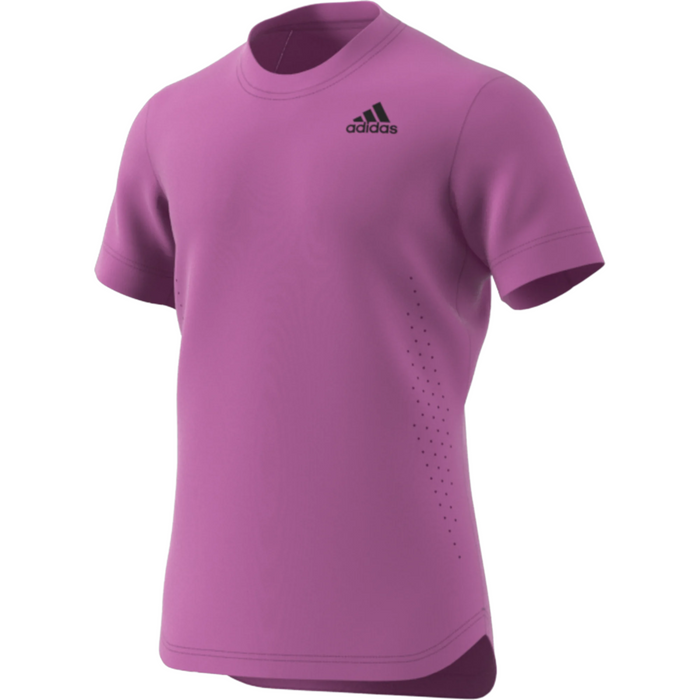 Adidas New York Free Lift Tennis T-Shirt - Semi Pulse Lilac