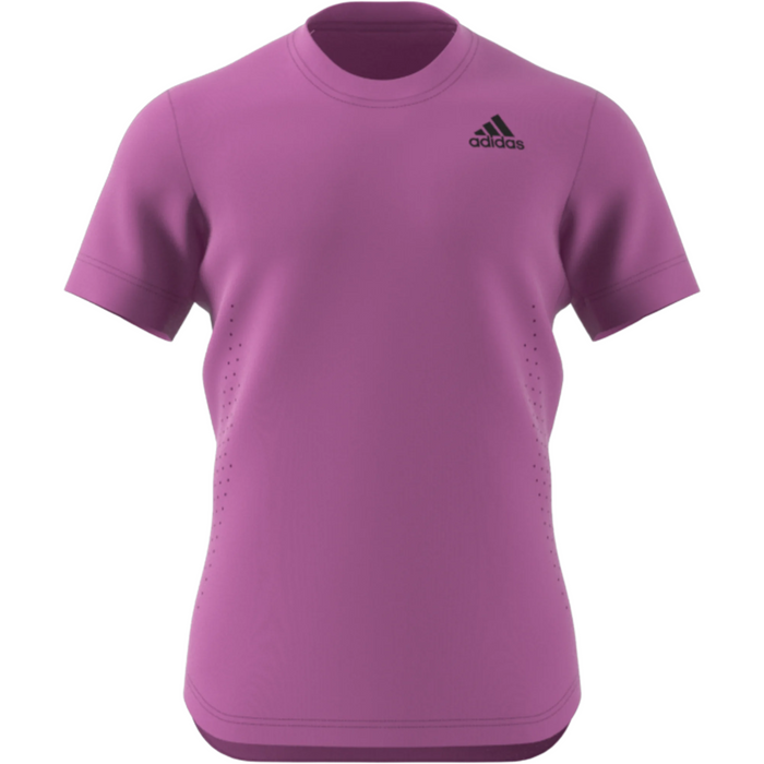 Adidas New York Free Lift Tennis T-Shirt - Semi Pulse Lilac