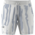 Adidas New York Graphic Tennis Shorts - White/Halo Silver