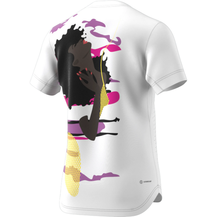 Adidas New York Graphic Tennis T-Shirt - White
