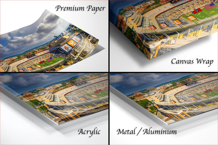 Neyland Stadium Tennessee Football Stadium Art – Vols vs Gators Rivalry Decor