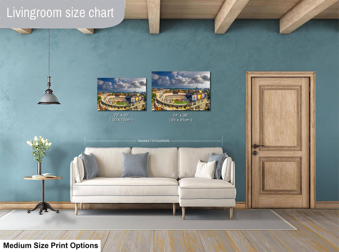 Neyland Stadium Tennessee Football Stadium Art – Vols vs Gators Rivalry Decor
