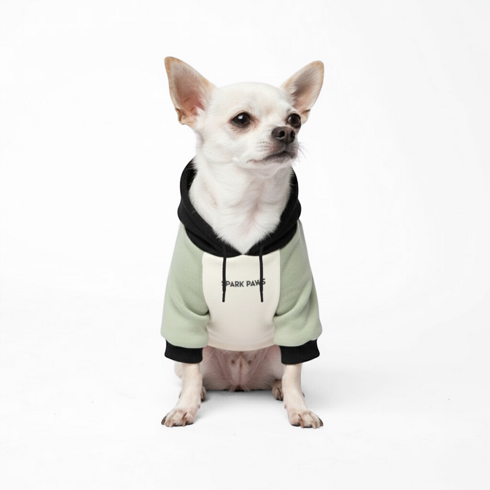 Olive Cream Hoodie||size:S