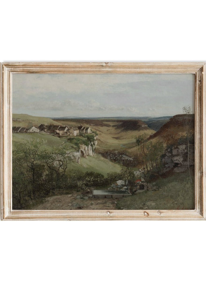 "Ornans Castle" Art Print_Sugar & Canvas_Gustave Courbet