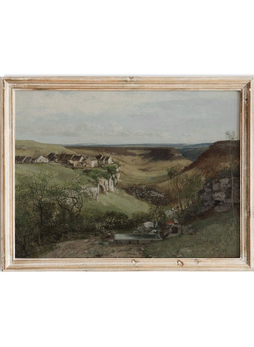 "Ornans Castle" Art Print_Sugar & Canvas_Gustave Courbet