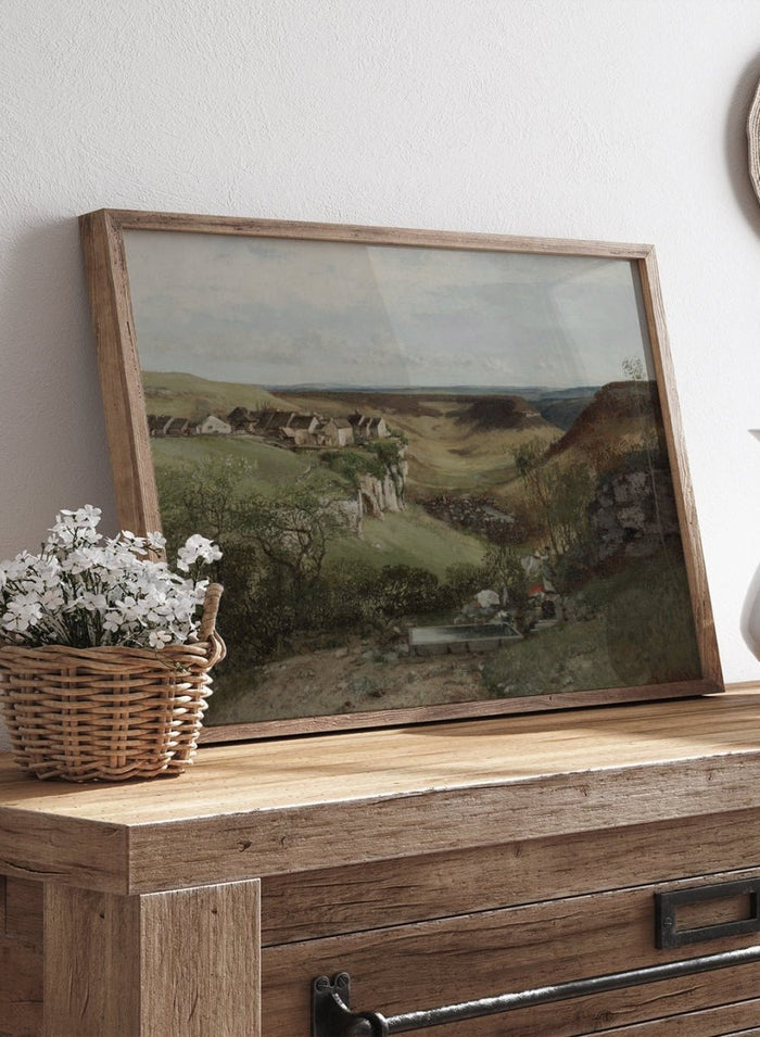"Ornans Castle" Art Print_Sugar & Canvas_Gustave Courbet