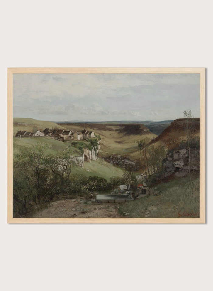 "Ornans Castle" Art Print_Sugar & Canvas_Gustave Courbet