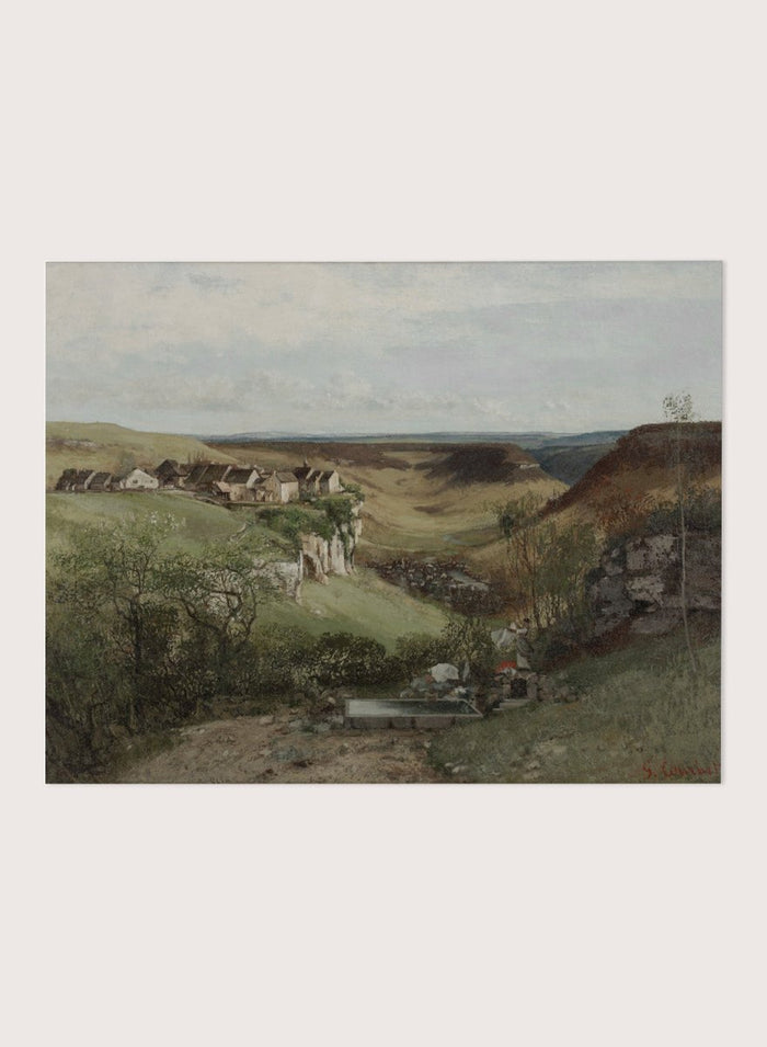"Ornans Castle" Art Print_Sugar & Canvas_Gustave Courbet