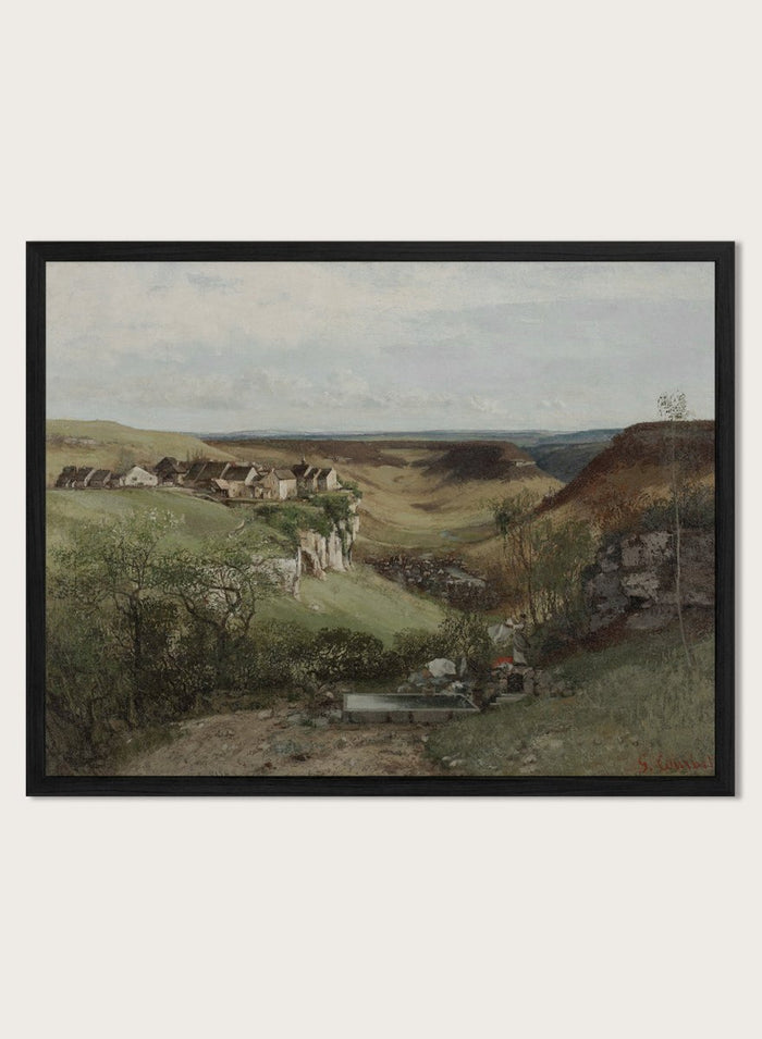 "Ornans Castle" Art Print_Sugar & Canvas_Gustave Courbet