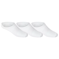 Asics Pace Invisible 3 Pack Tennis Socks - Brilliant White