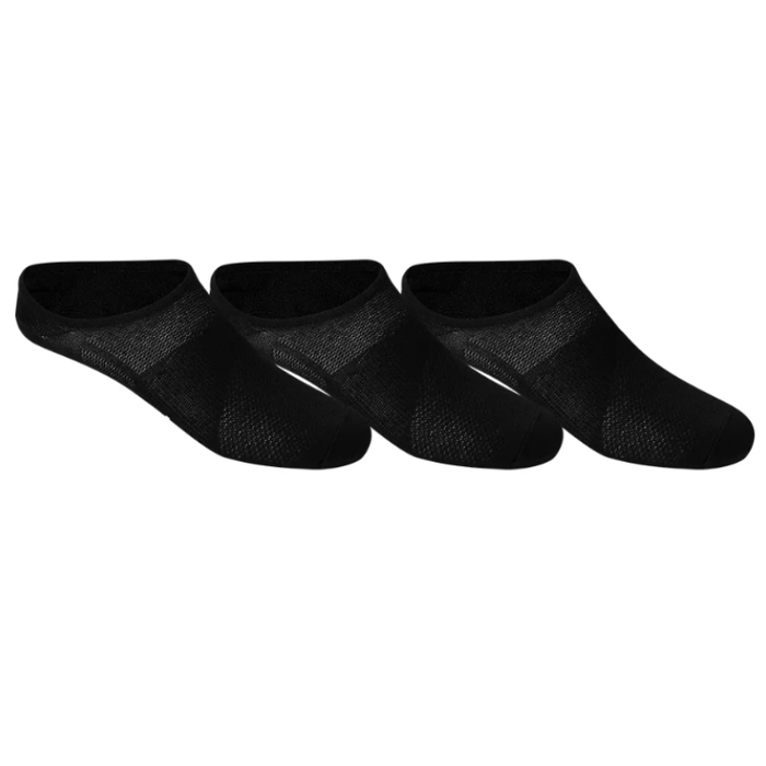 Asics Pace Invisible 3 Pack Tennis Socks - Performance Black