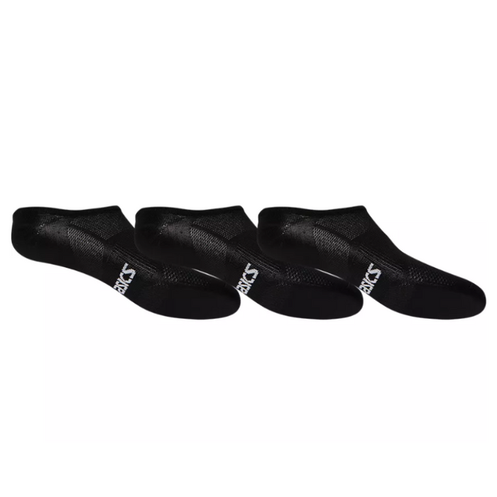 Asics Pace Invisible 3 Pack Tennis Socks - Performance Black