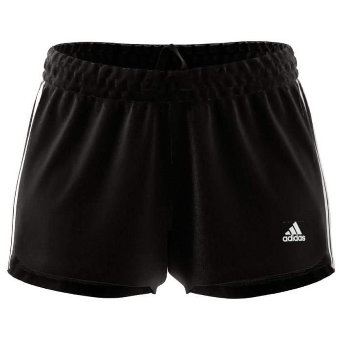 Adidas Pacer 3 Stripe Knit Tennis Short - Black/White