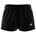 Adidas Pacer 3 Stripe Knit Tennis Short - Black/White