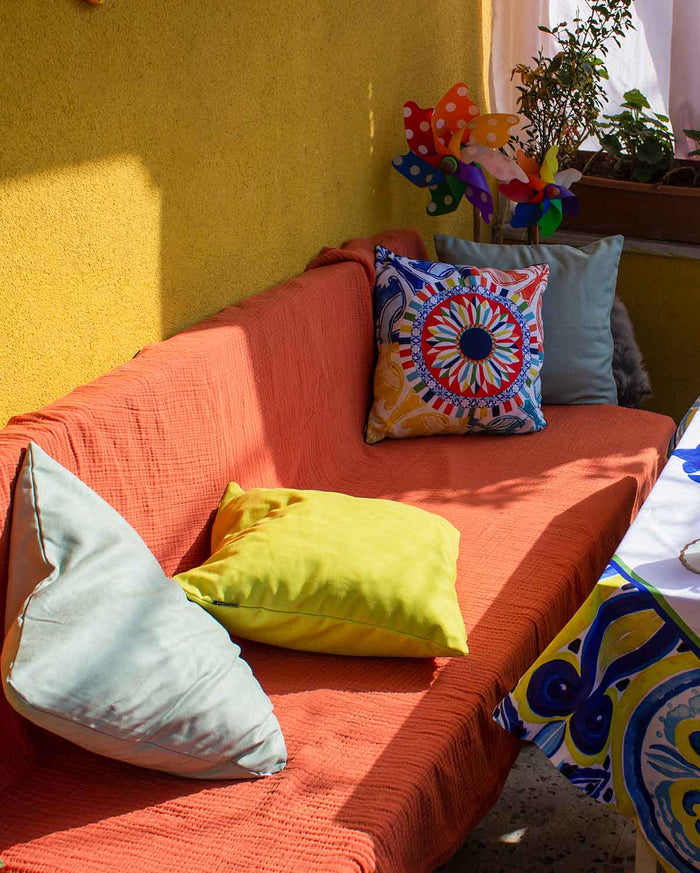 Pastel Cushion Cover - Soft Green