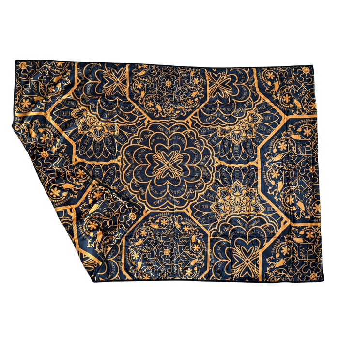 Peace & Profanity Lux Throw Blanket