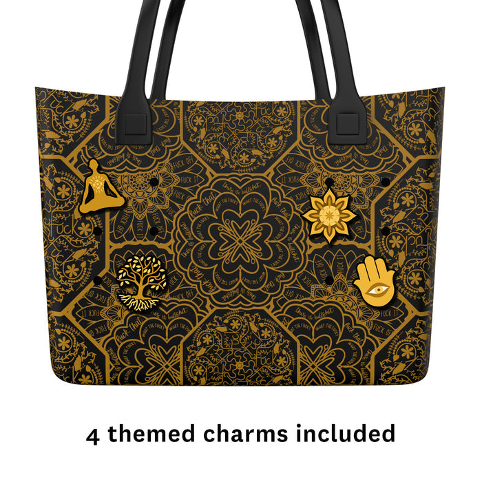 Peace & Profanity Tote Bag