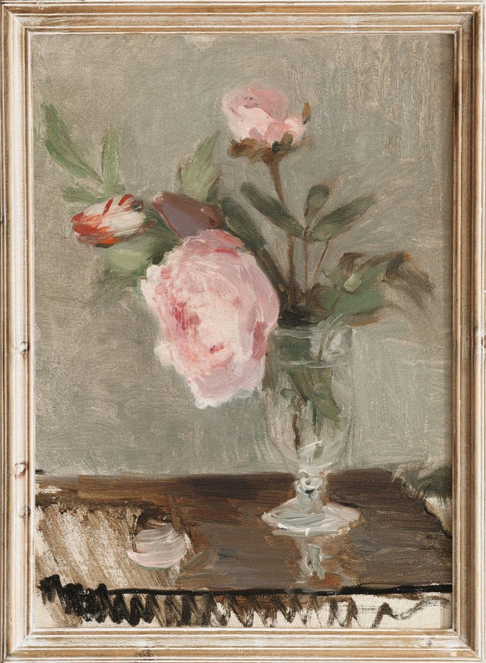 "Peonies" Art Print_Sugar & Canvas_Berthe Morisot