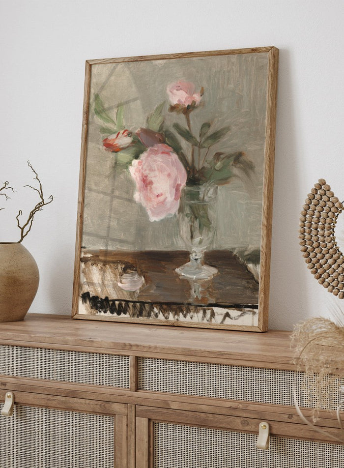 "Peonies" Art Print_Sugar & Canvas_Berthe Morisot