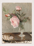 "Peonies" Art Print_Sugar & Canvas_Berthe Morisot
