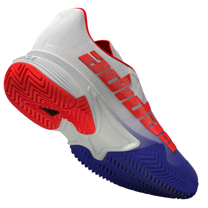 Adidas Performance Barricade Mens Tennis Shoes - Lucblu/Core Black/Solar Red