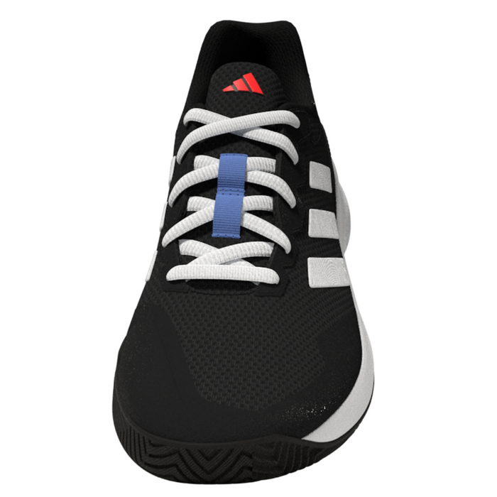 Adidas Performance Game Court 2.0 Mens Tennis Shoes - Core Black/Footwear White/Solar Red