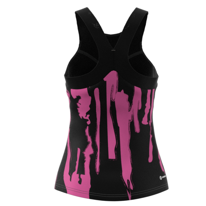 Adidas Performance Thebe Magugu New York Y-Back Tennis Tank Top - Black/Semi Pulse Lilac