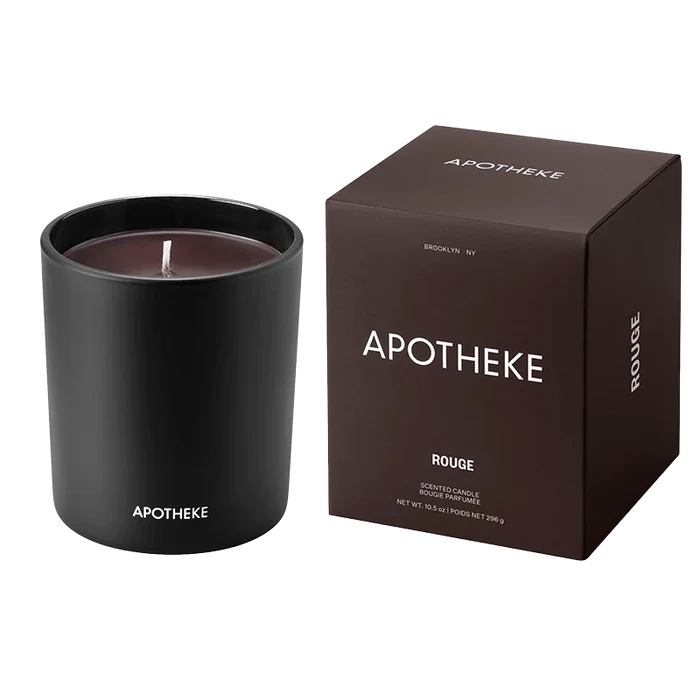 Personalized Apotheke Charcoal Rouge Classic Candle
