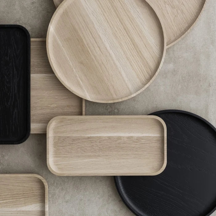 Personalized blomus OKU Oak Wood Tray – Engraved Gift