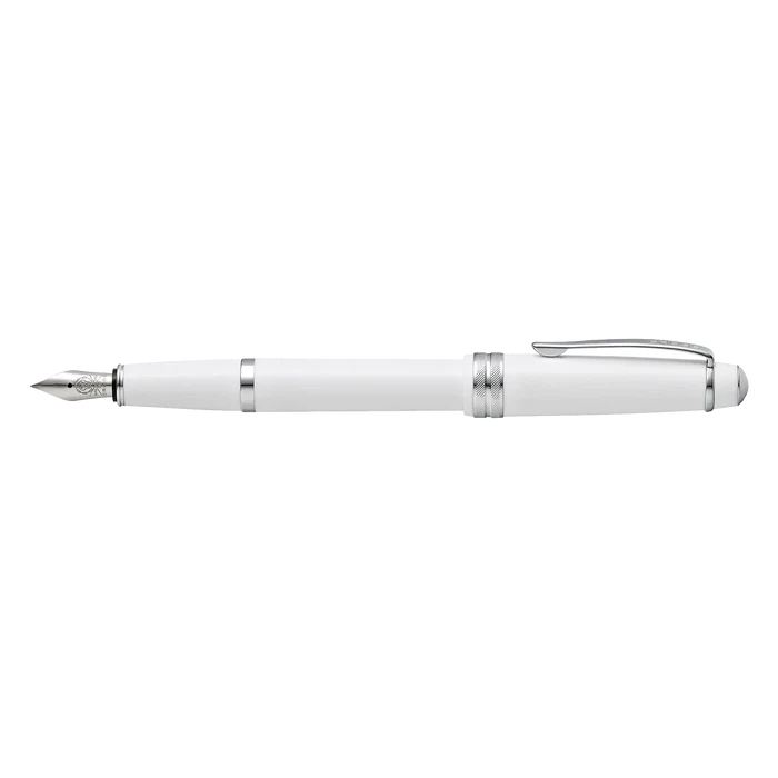 Personalized Cross Bailey Light™ Polished White Resin Fine Nib Fountain Pen