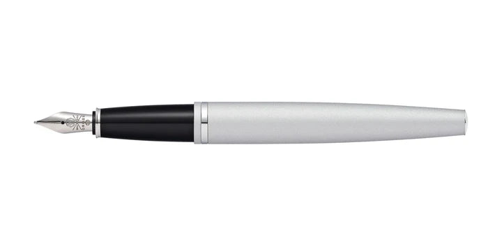 Personalized Cross Calais Satin Chrome Stainless Steel Fine Nib Fountain Pen